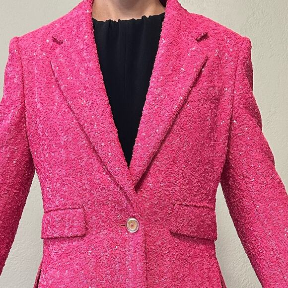 Dolce & Gabbana Hot Pink Sequined Blazer size IT 36 seen on Lisa from Vanderpump - Picture 8 of 16